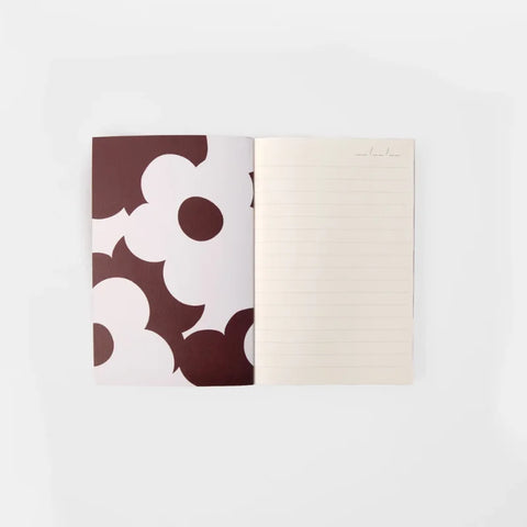 Caroline Gardner Gifts MNB106 Pink/Green A6 Thin Softback Notebook