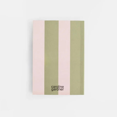 Caroline Gardner Gifts MNB106 Pink/Green A6 Thin Softback Notebook
