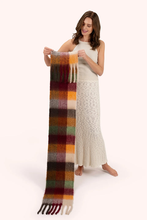 Powder MOL10 Molly Cosy Scarf - Russet Mix