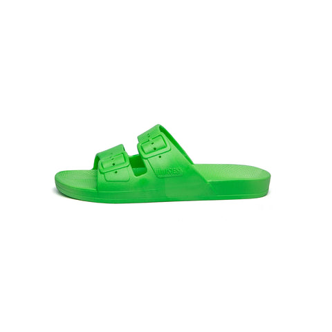 Freedom Moses Molly Sandal In Green Neon