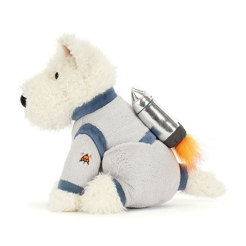 Jellycat MUN3SPD Munro Scottie Dog Space Outfit
