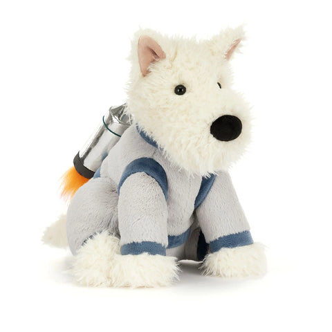 Jellycat MUN3SPD Munro Scottie Dog Space Outfit