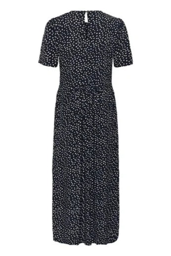 Saint Tropez Malika Dress In NightSky Creme Drea Dot