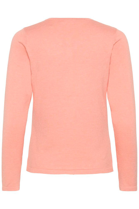 Saint Tropez Mila R-Neck Cardigan In Blooming Dahlia
