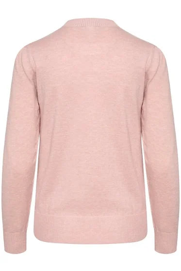 Saint Tropez Mila Pullover in Ash Rose Melange