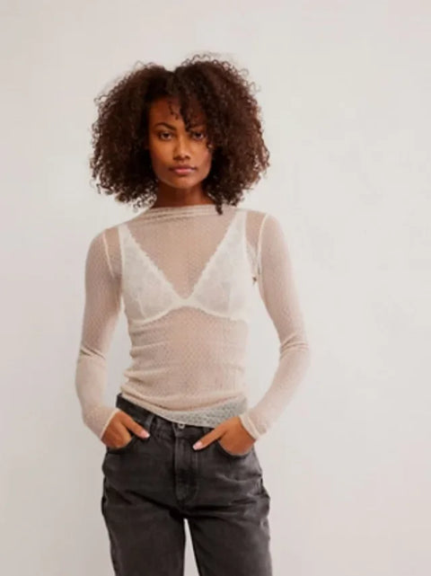 Free People Minding My Business Top In Tea