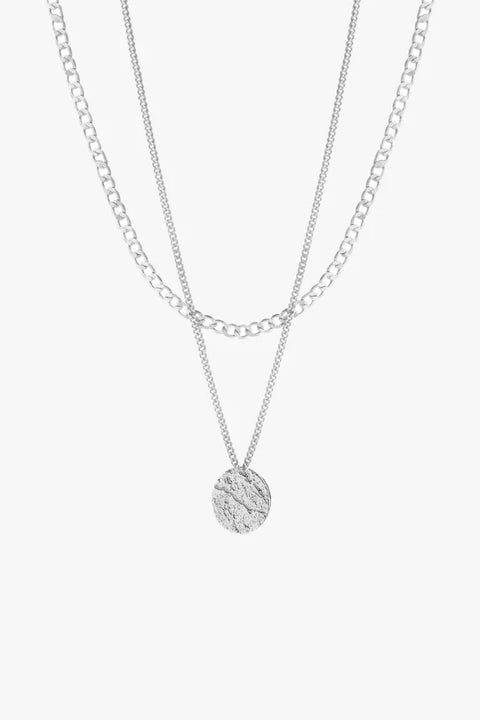 Tutti & Co NE686S Shale Necklace Silver