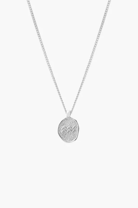 Tutti & Co NE631S Aquarius Zodiac Necklace