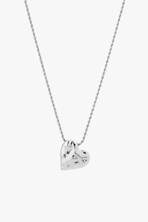 Tutti & Co NE746S Heart Necklace - Silver