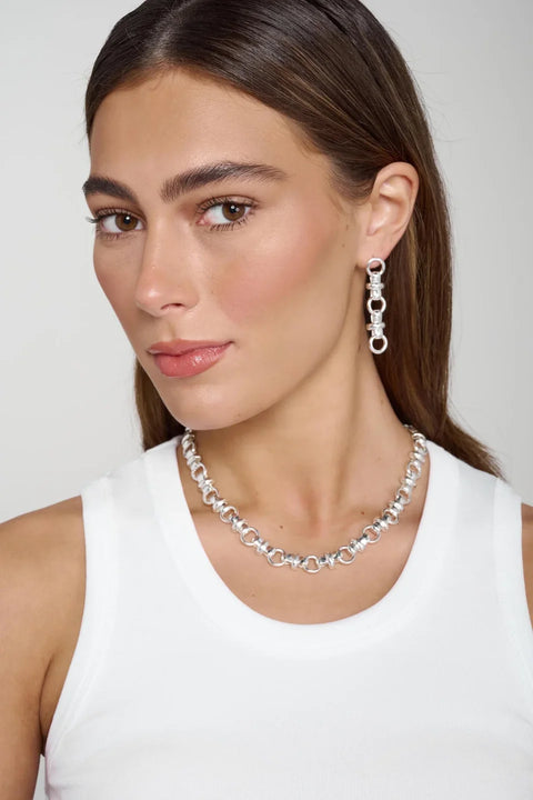 Tutti & Co NE756S Connect Necklace - Silver