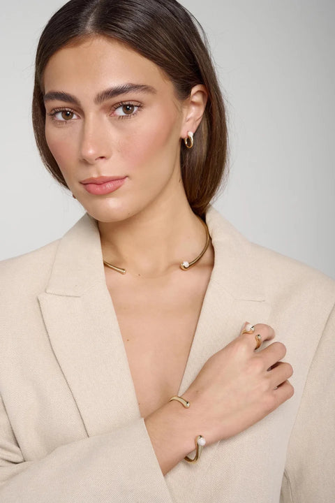 Tutti & Co NE757G Oceanic Necklace - Gold