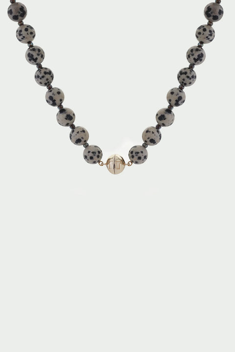 Tutti & Co NE790G Jasper Small Beaded Necklace