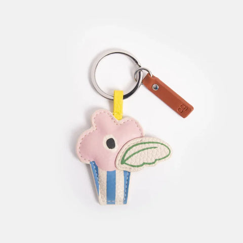 Caroline Gardner Gifts NOV154 Flower In Vase Novelty Keyring