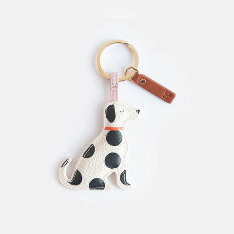 Caroline Gardner Gifts NOV160 Mono Scattered Dog Novelty Keyring