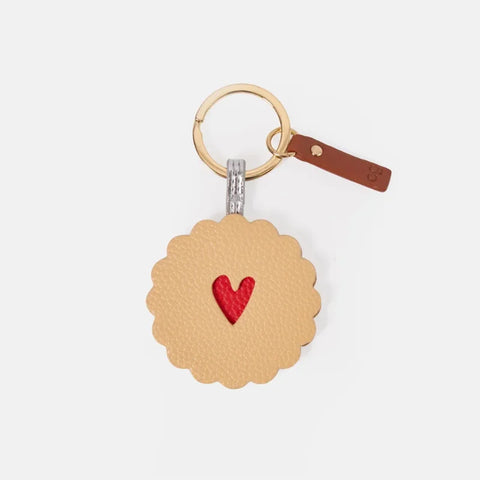 Caroline Gardner Gifts NOV187 Heart Jam Biscuit Novelty Keyring
