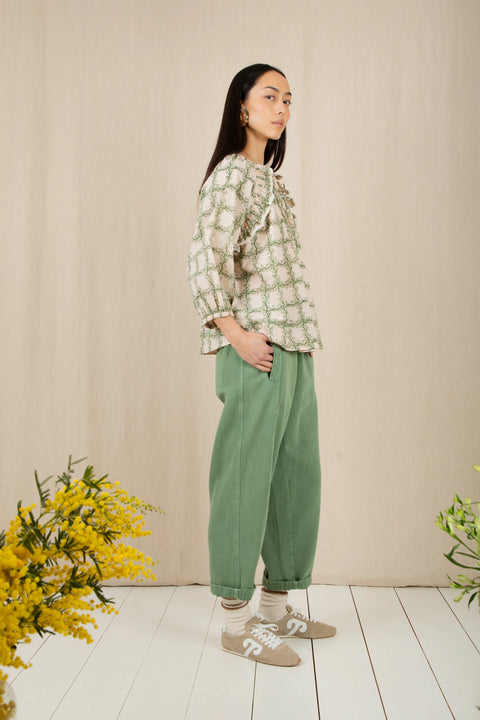 Bonte Nova Trouser In Fern