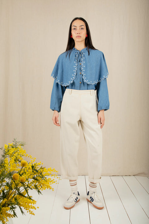 Bonte Nova Trouser In Stone