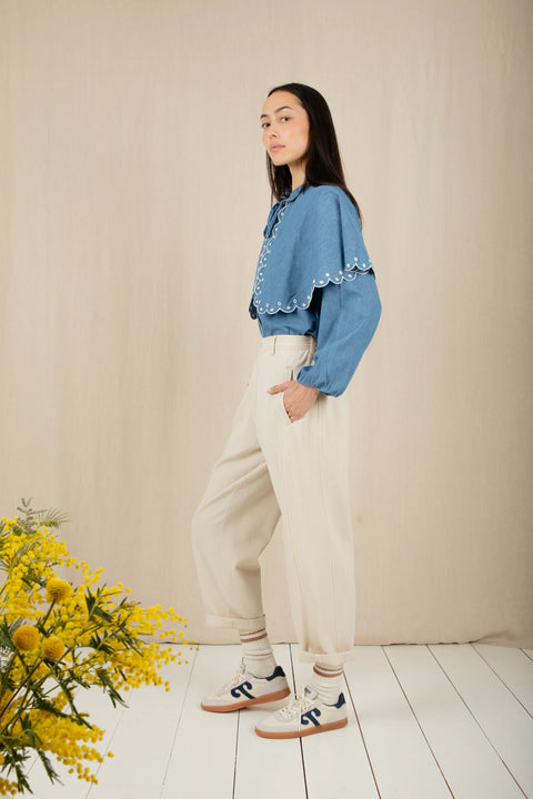 Bonte Nova Trouser In Stone