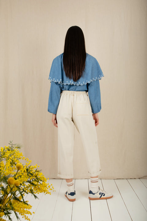 Bonte Nova Trouser In Stone