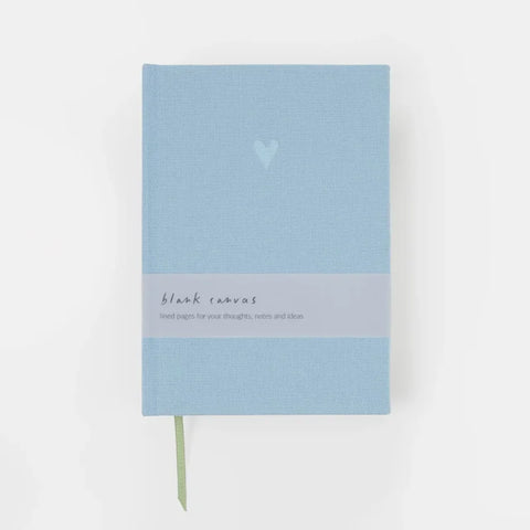Caroline Gardner Gifts NTB105 Blue Embossed Heart A5 Hardback Lined Notebook
