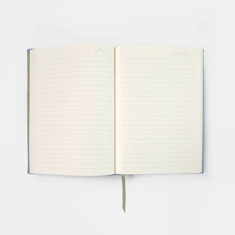 Caroline Gardner Gifts NTB105 Blue Embossed Heart A5 Hardback Lined Notebook