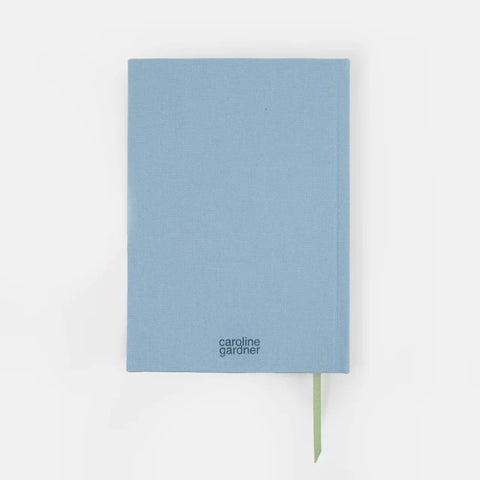 Caroline Gardner Gifts NTB105 Blue Embossed Heart A5 Hardback Lined Notebook