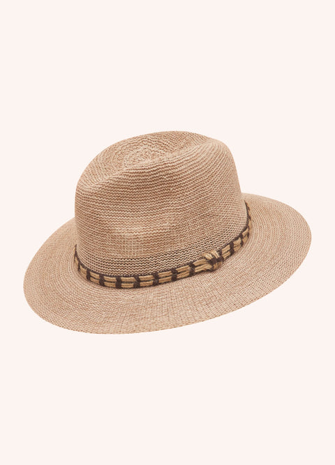 Powder NAT39 Natalie Hat, Natural with Rope Band