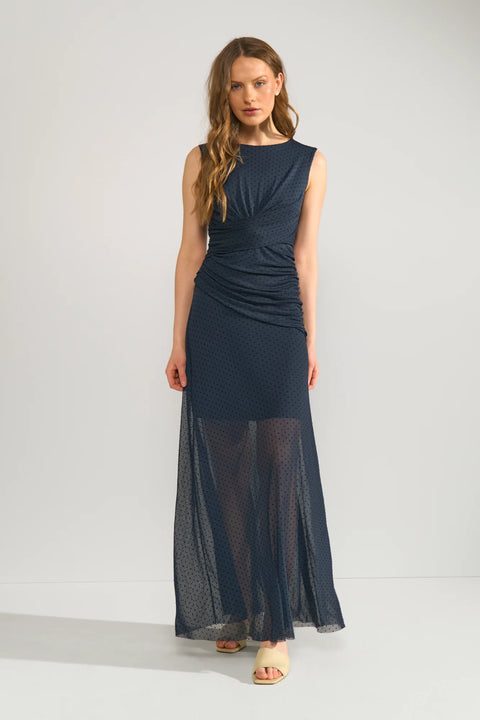 Numph Cirri Mesh Dress in Salute