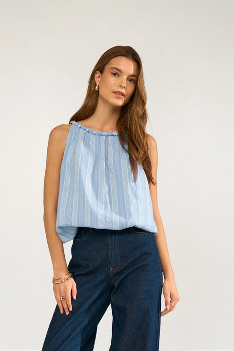 Numph Cerena Top In Placid Blue
