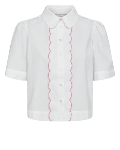 Numph Sienna Shirt In Bright White