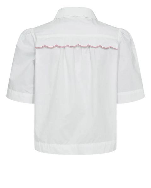 Numph Sienna Shirt In Bright White