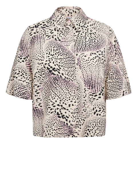 Numph Shella Shirt In Whitecap Gray