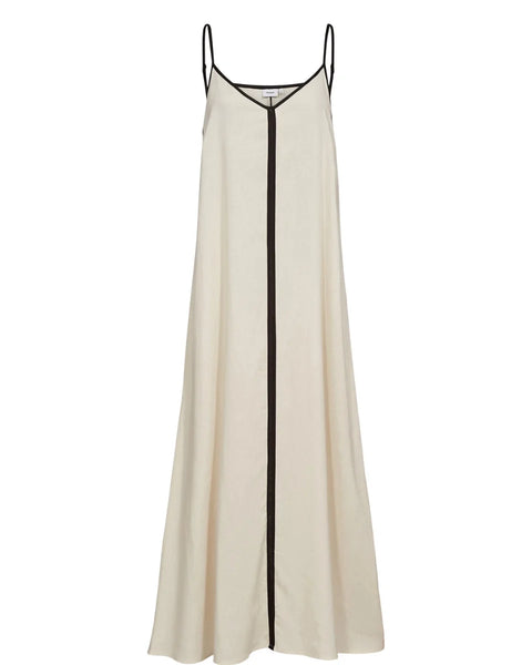 Numph Alani Dress In Whitecap Gray