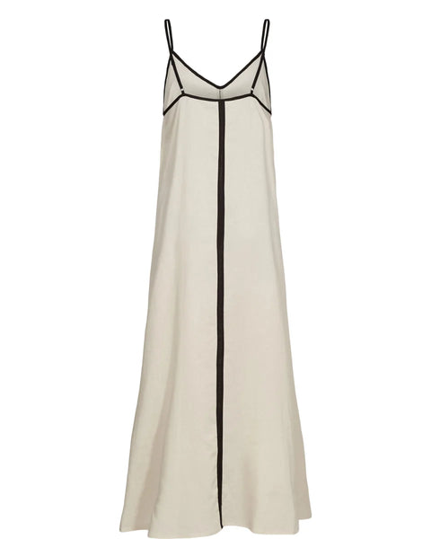 Numph Alani Dress In Whitecap Gray