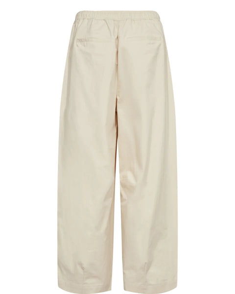 Numph Sunna Cropped Pants In Whitecap Gray