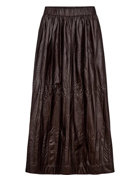 Numph Miu Skirt In Black Coffee