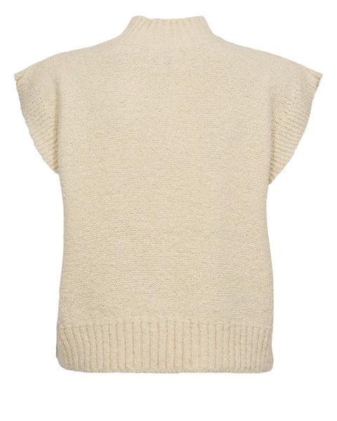 Numph Caly Vest In Birch Melange