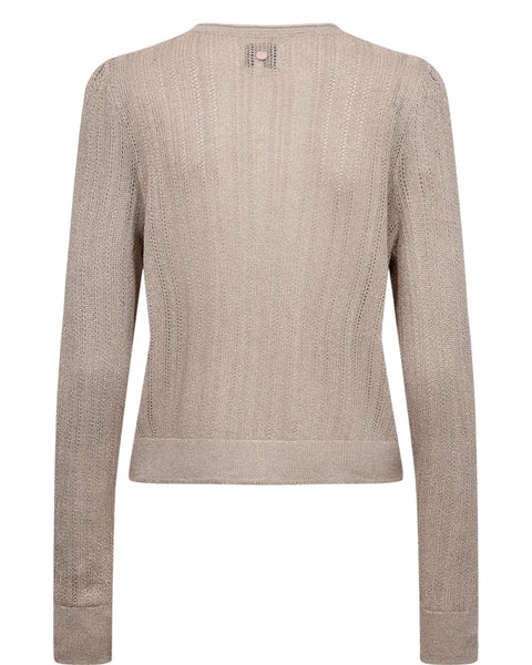 Numph Misla Cardigan In Gray Morn