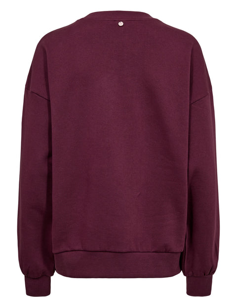 Numph Kelsa Oversize Sweatshirt  In Fig