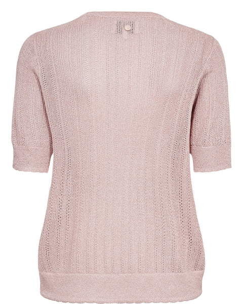 Numph Misla Pullover In Rosy Touch