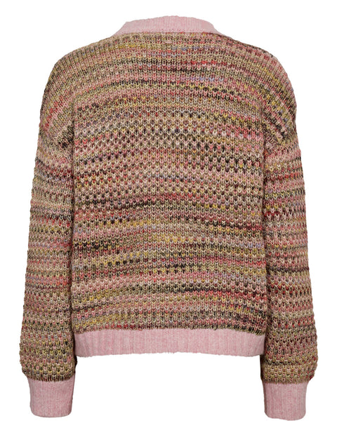 Numph Samia Cardigan In Rosy Touch