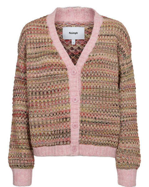 Numph Samia Cardigan In Rosy Touch