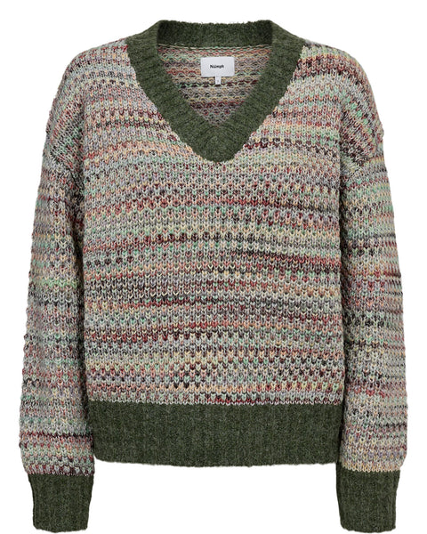Numph Samia Pullover In Forest night