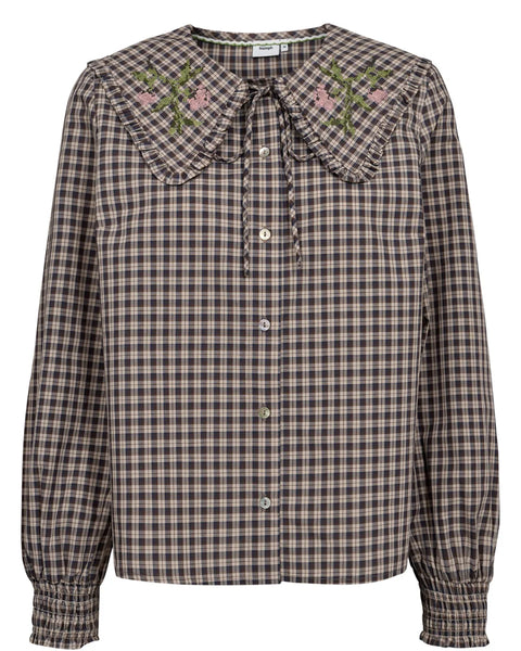 Numph Riya Blouse In Deep Taupe