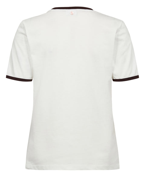Numph Tracy T-Shirt In Cloud Dancer