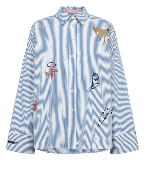 Numph Debora Shirt In Regatta