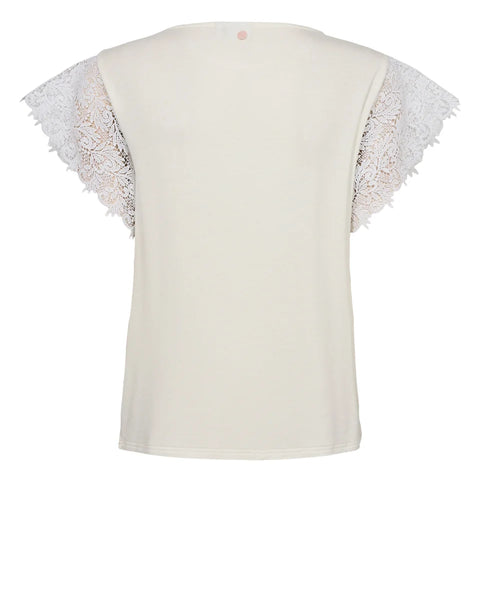 Numph Bitta SS Blouse In Bright White