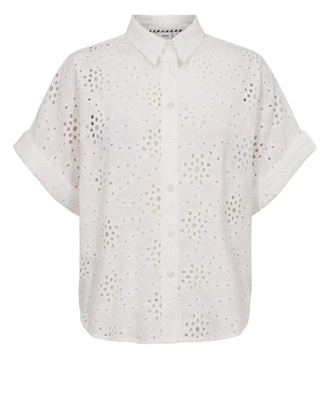 Numph Karissa Shirt In Bright White