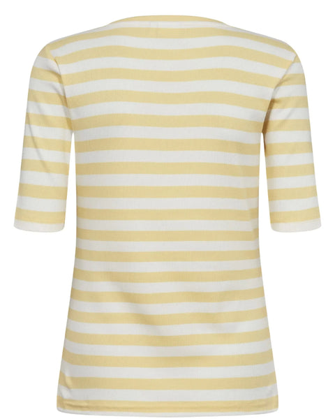 Nümph Mixie Ss T-Shirt - Gots In Popcorn