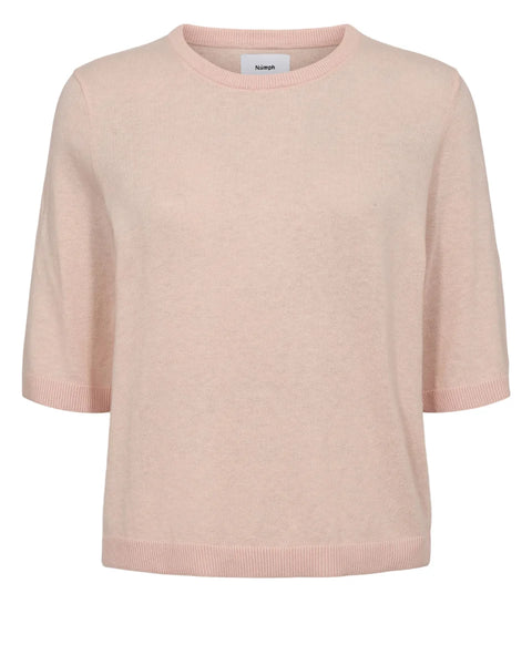 Numph Cally Ss Pullover In Mangano Calcite